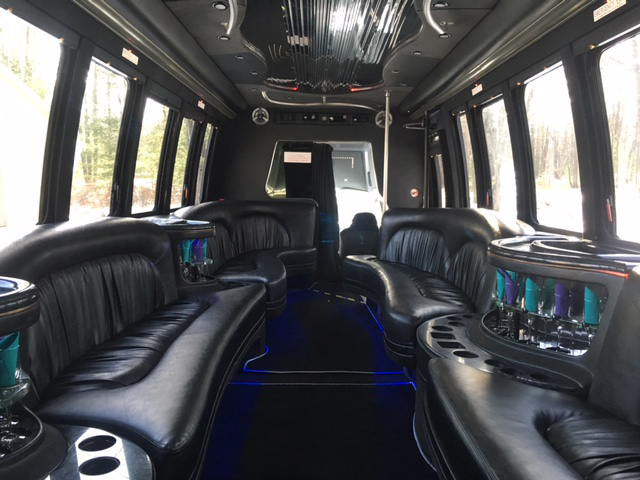 White Party Bus