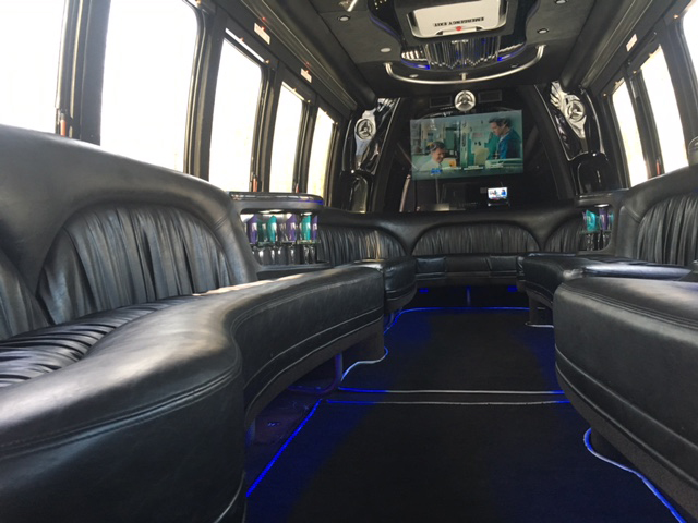 White Party Bus