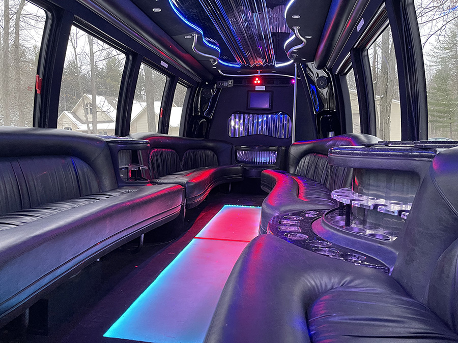 White Party Bus